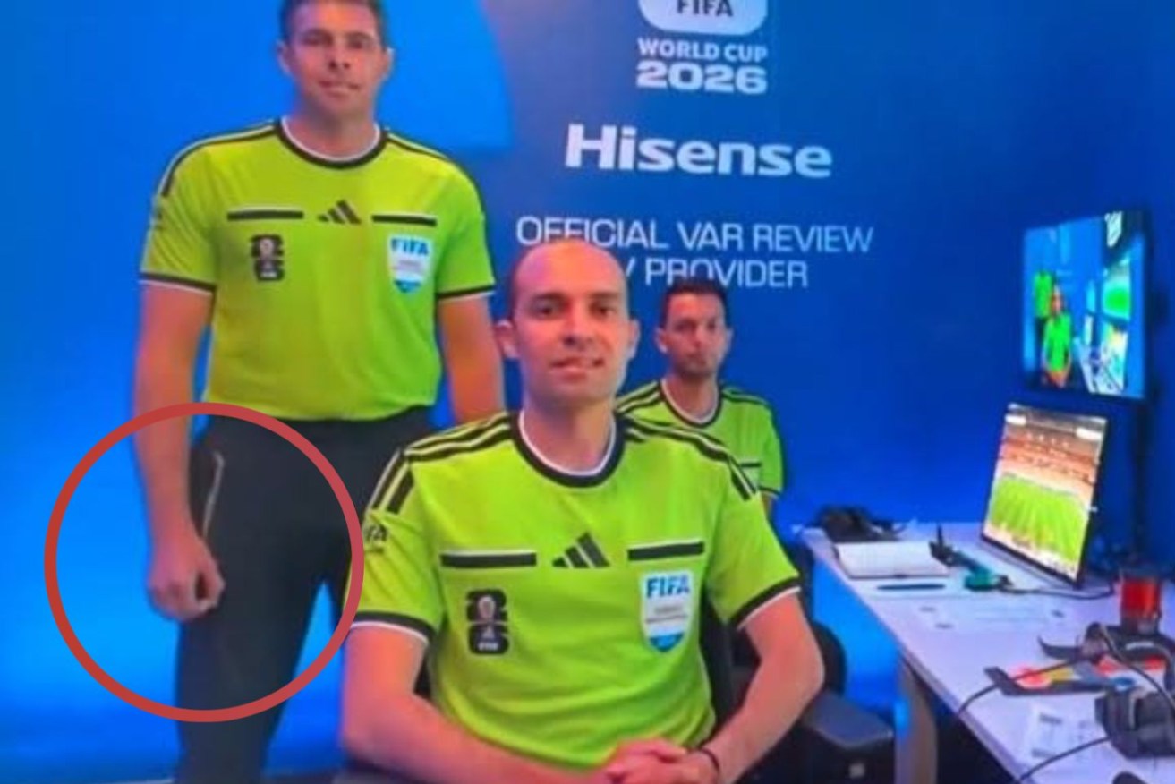 Australian World Cup referee Shaun Evans has been at the centre of a storm of controversy.