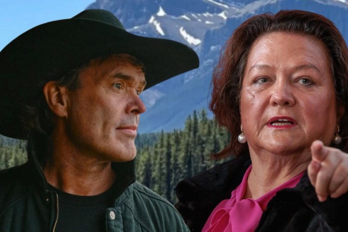 Canadian country star versus Gina Rinehart 
