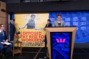 Protest disrupts key Pauline Hanson speech