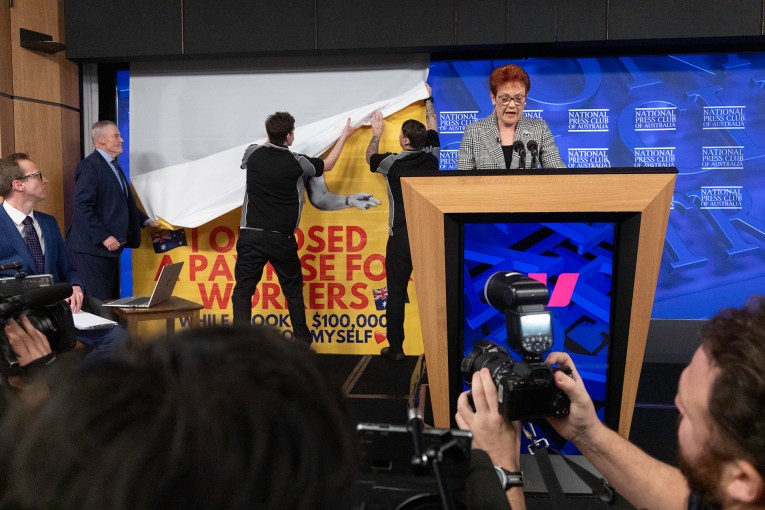 AFP to quiz David Sharaz over Pauline Hanson stunt