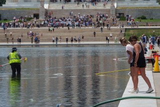 Trump blows up over memorial pool disaster