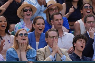 Princess at Wimbledon, as two Aussies take to court