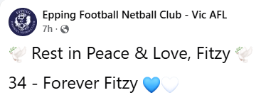 footballer Melbourne death