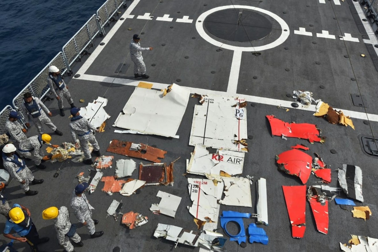 Parts of the wreckage from a K2 Airways cargo Boeing 737 has been recovered south of Ormara port.