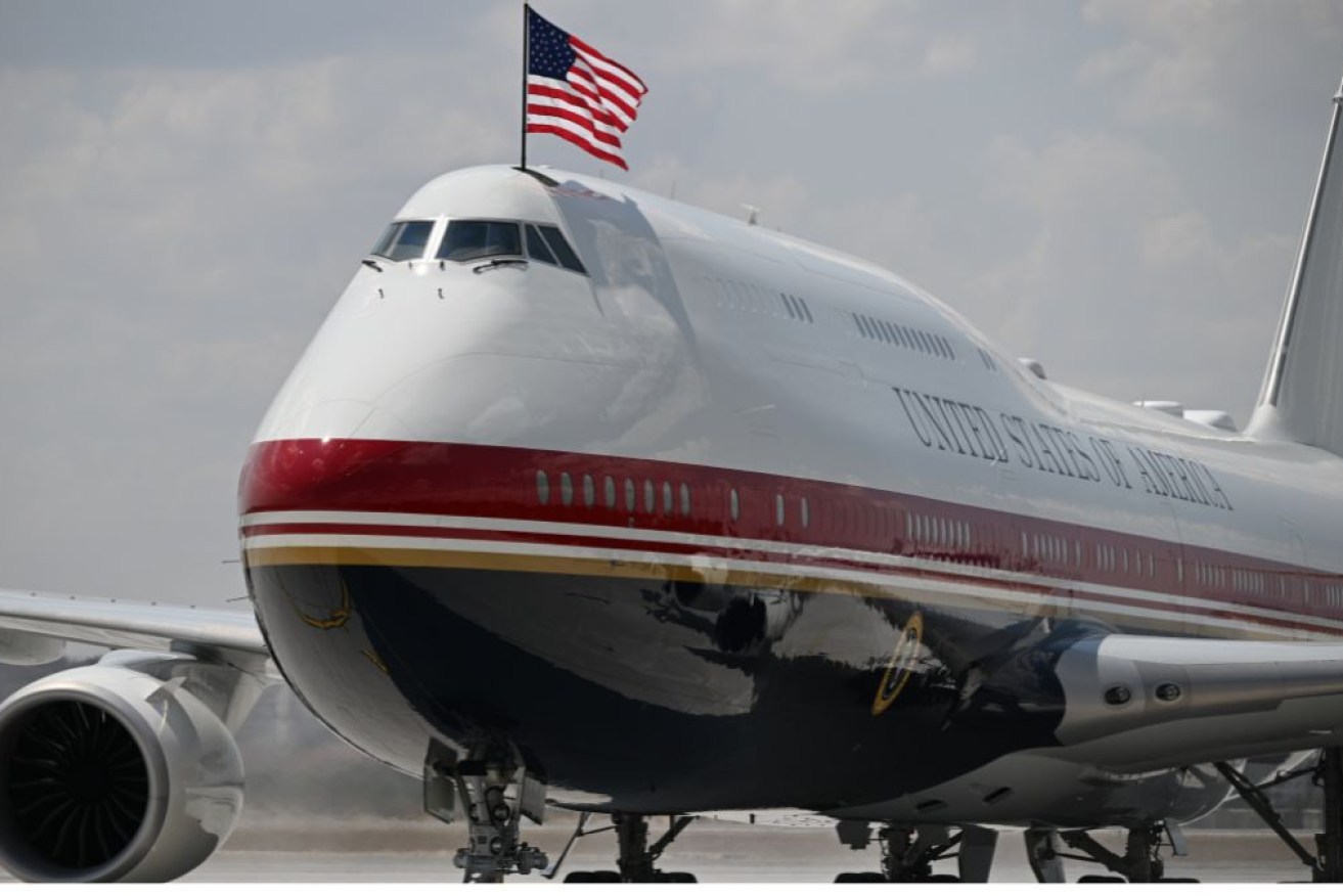 The new Air Force One features luxurious interior features such as lie-back seats and plush carpet.