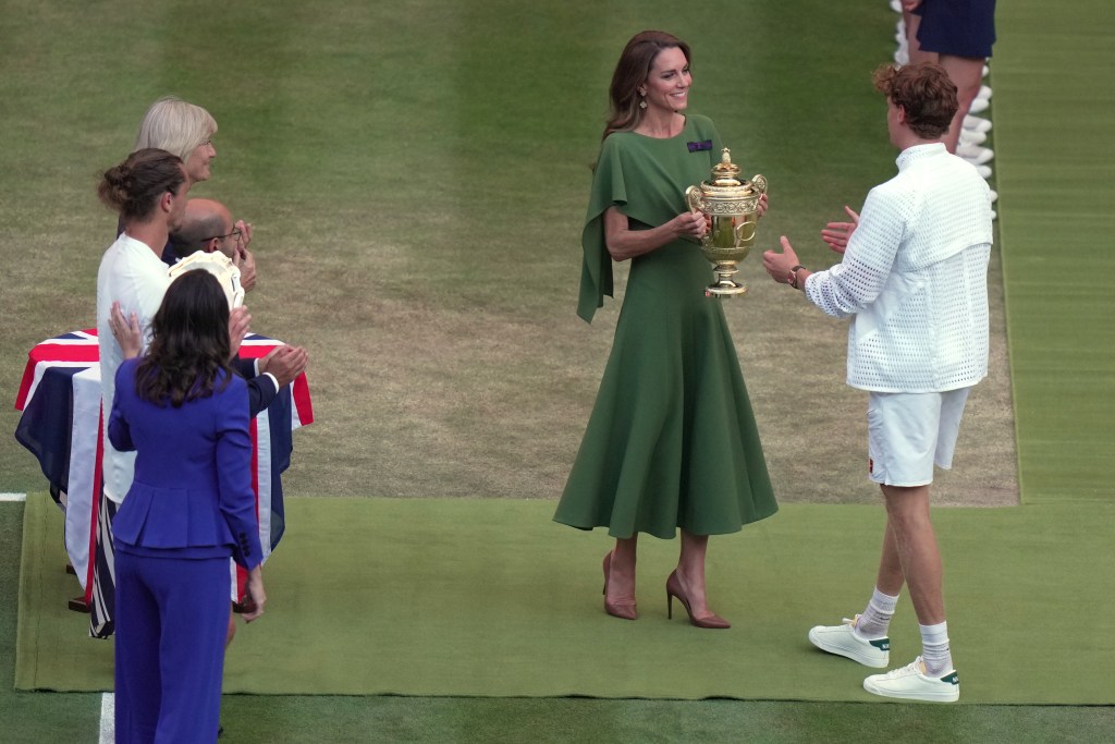 Jannik Sinner Princess Kate Wimbledon
