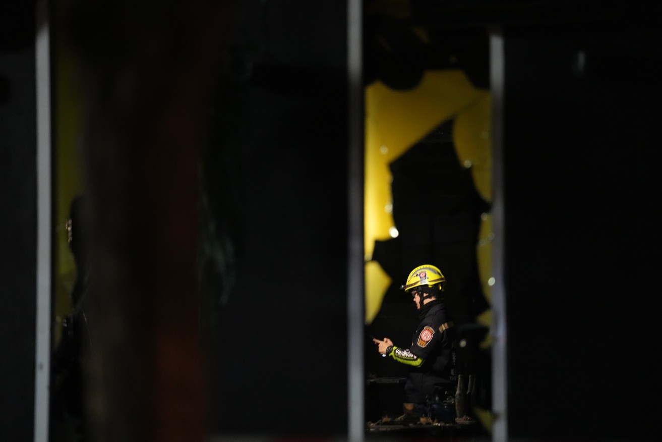Firefighters say a deadly blaze at a Bangkok pub took about half an hour to bring under control.