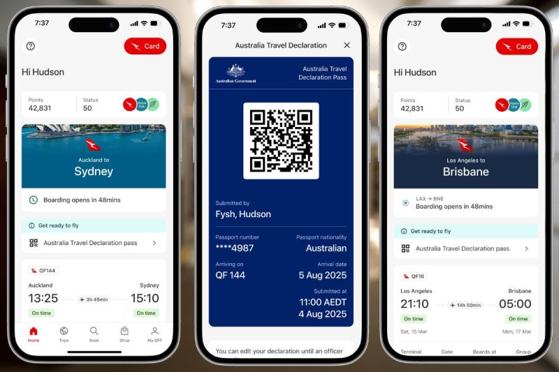 digital arrival cards