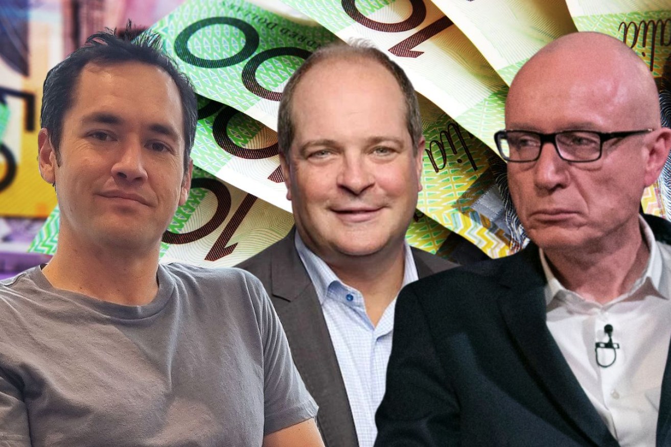 From left: Chris Hulls, Mick Farrell and Robert Thomson are three highest paid CEOs of 2025.