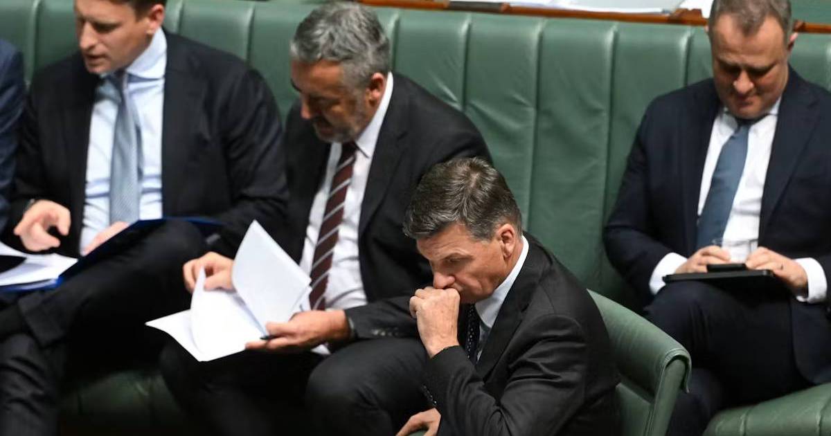 Zeitgeist doesn’t suit Angus Taylor but he isn't helping himself
