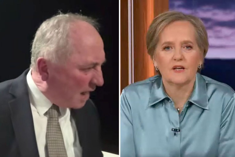 ‘Sit down!’: Joyce yells at dog during tense TV interview