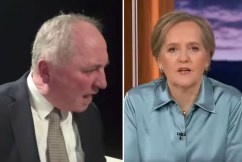 ‘Sit down!’: Joyce yells at dog during tense interview
