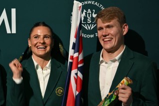 Baton bearer twist for Comm Games opening