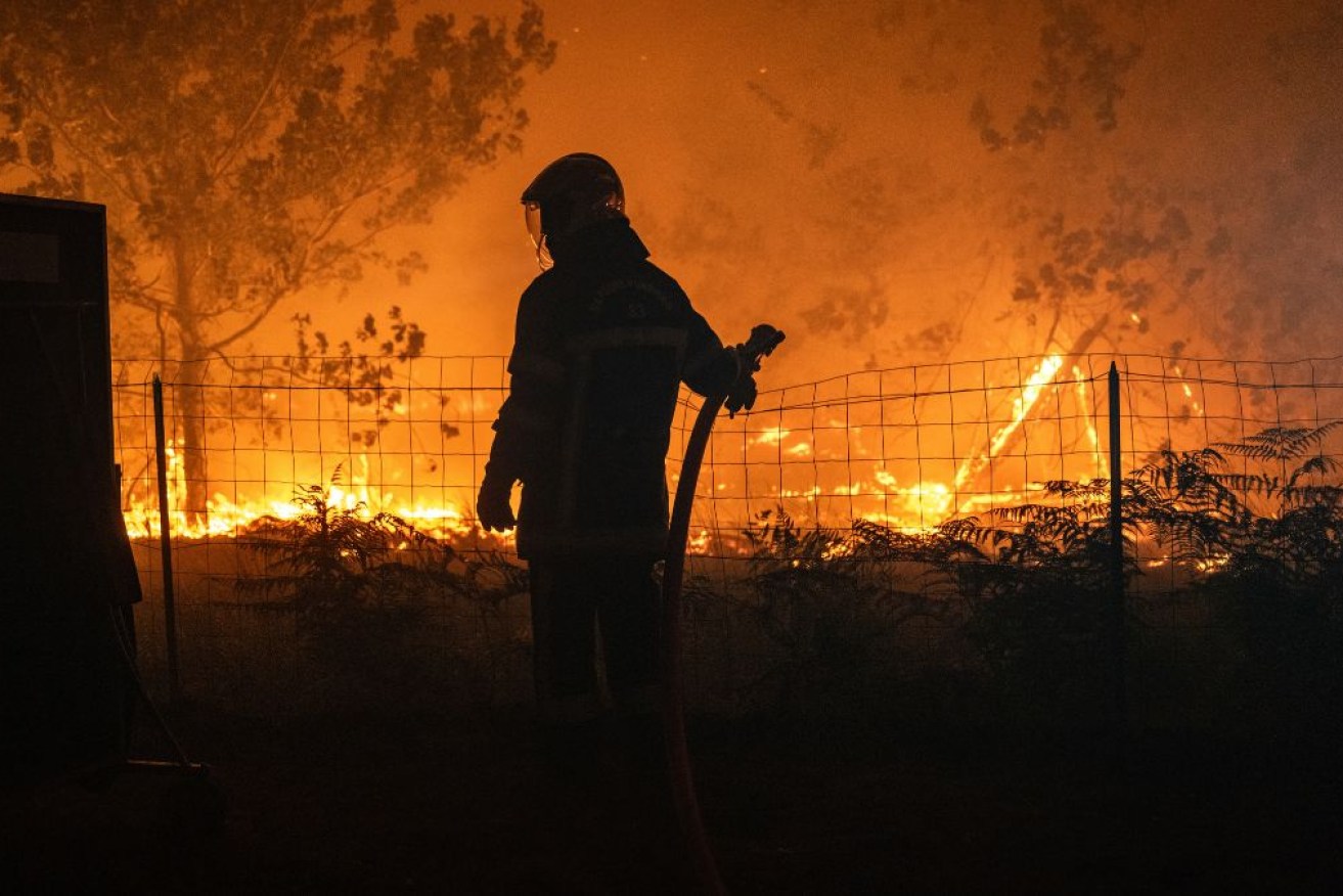 President Emmanuel Macron asked for support from the EU to help tackle the Cap Ferret blaze