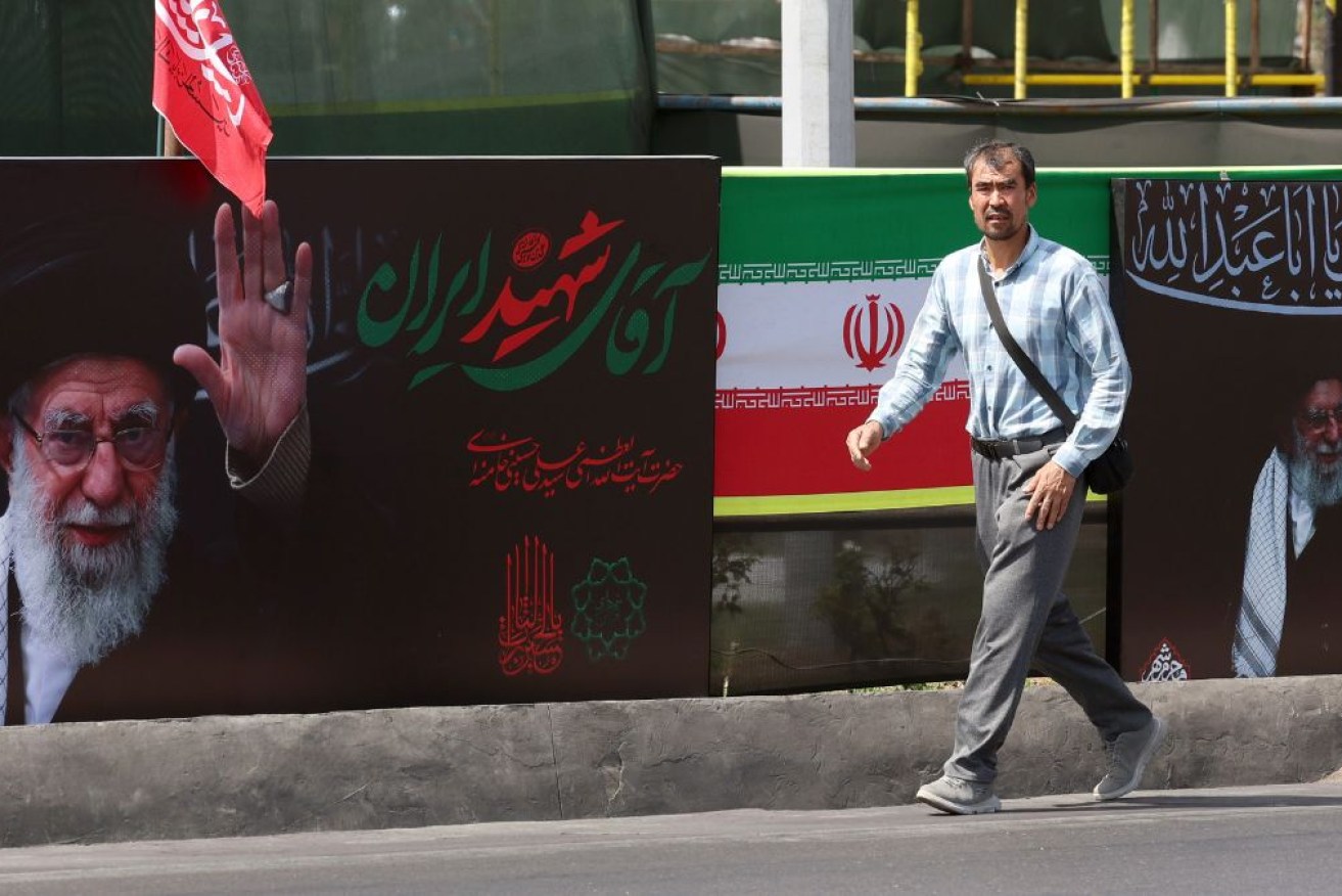 Iranian officials in Tehran have noted that US air strikes have stopped for a night.