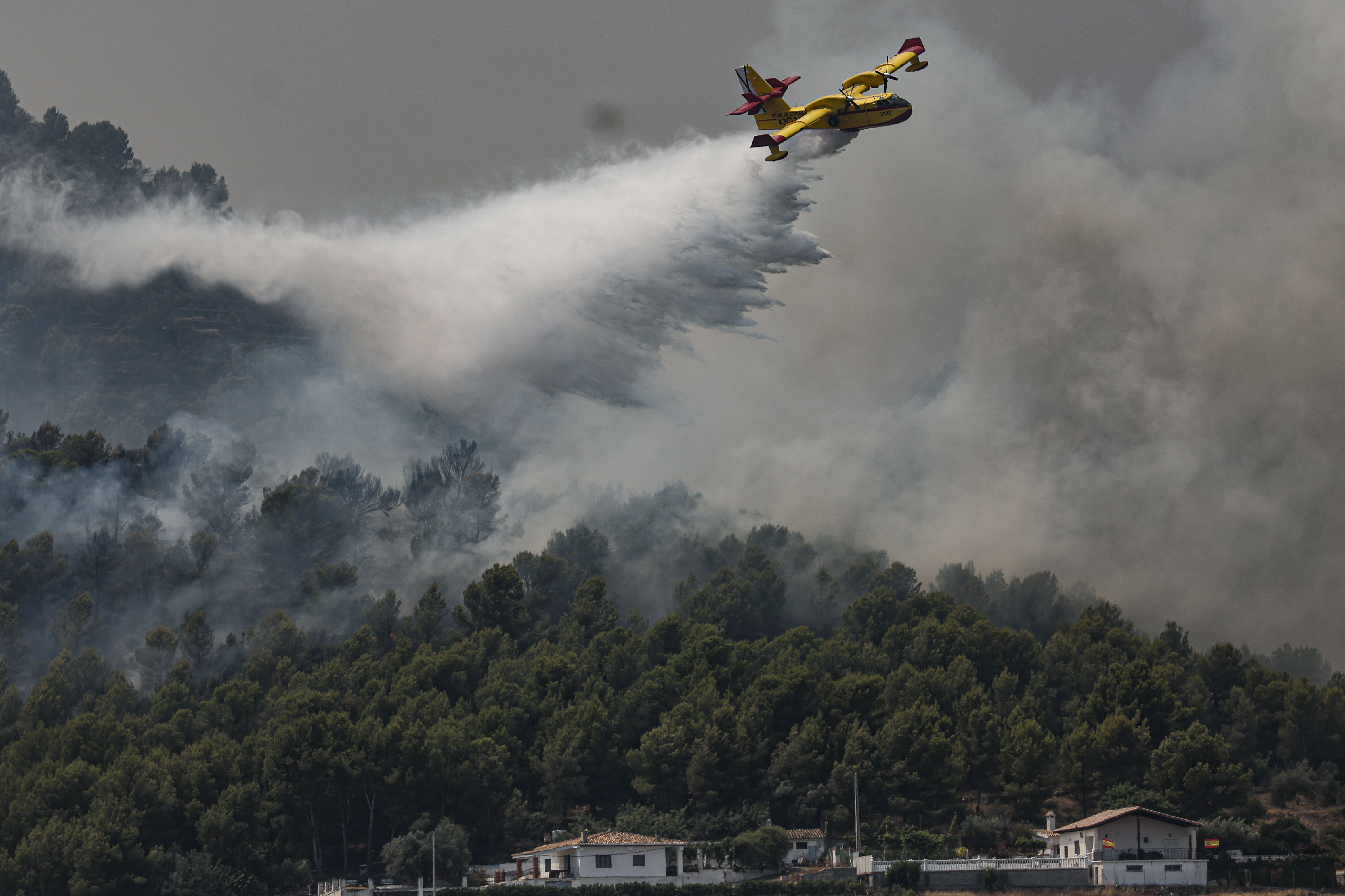wildfires Spain France Bordeaux