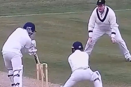 Club cricketer goes viral over finger clicks