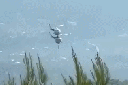 Helicopters collide while 'flying towards flames'