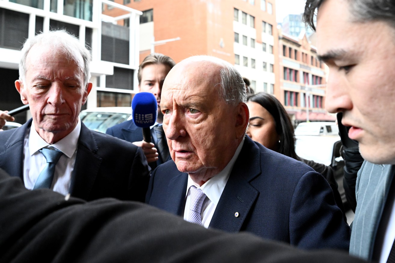 Alan Jones has pleaded not guilty to indecent assault and sexual touching without consent.