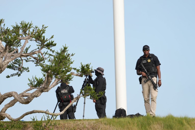 Armed man arrested near Trump's golf course