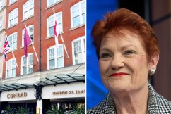 Hanson on defence over luxury hotel stay