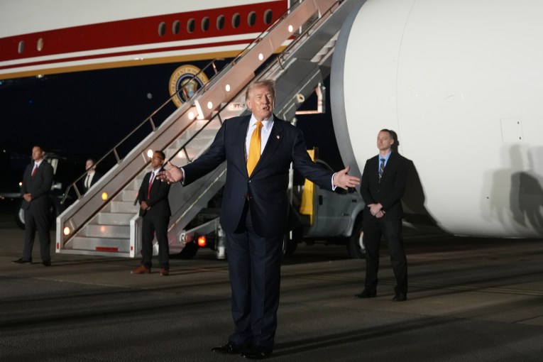 Trump's secret flight amid assassination threat