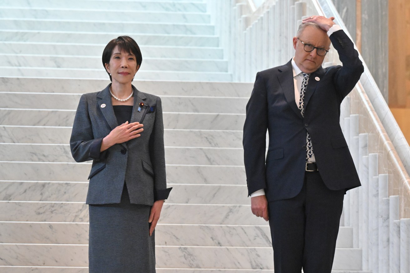 Anthony Albanese has rejected opposition calls to apologise to Japanese PM Sanae Takaichi.