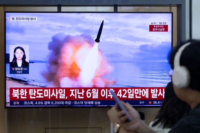 North Korea fires ballistic missile ahead of US drills