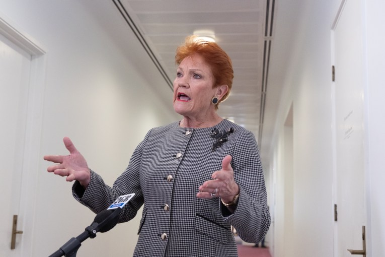 Hanson accuses Labor of inciting violence