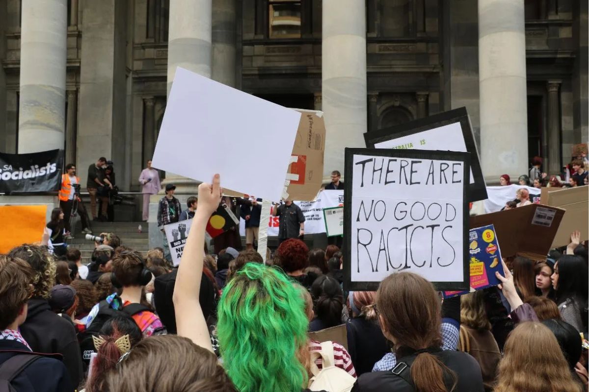 pauline hanson student protests