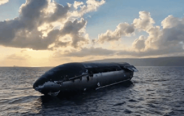 SpaceX rocket towed to Christmas Island