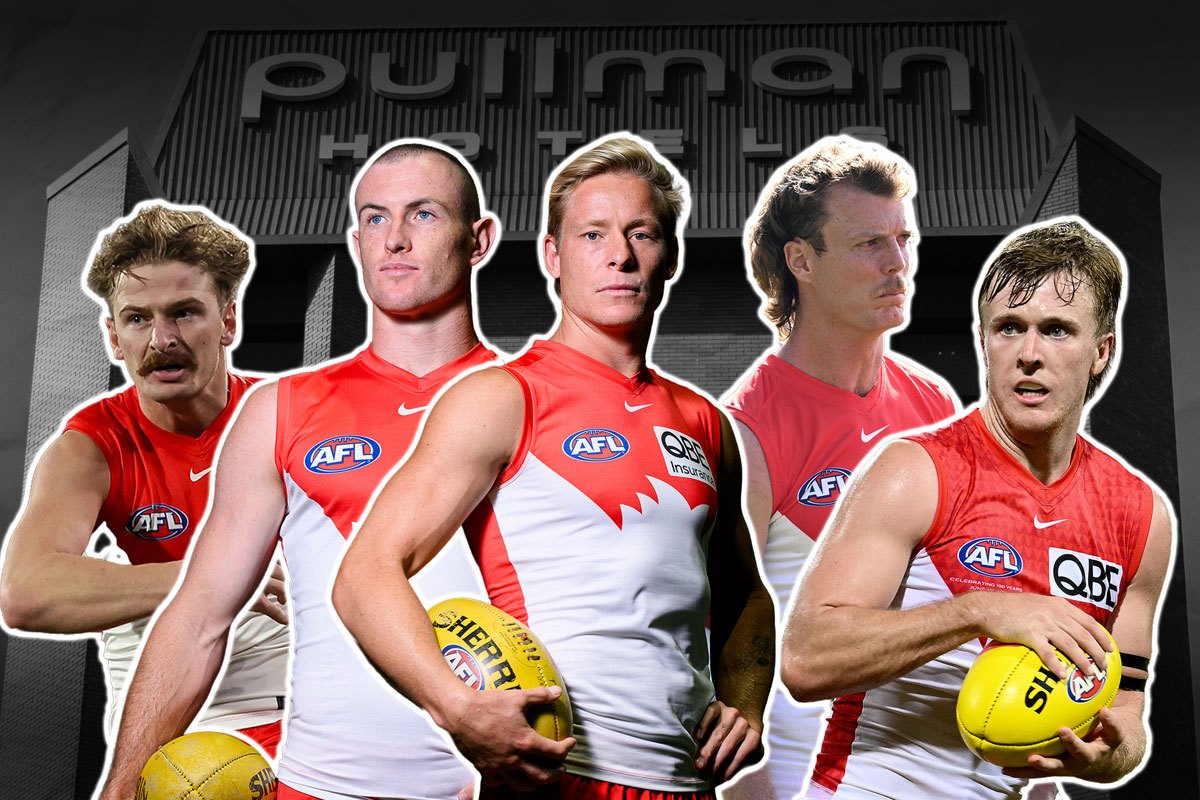 Swans suspended
