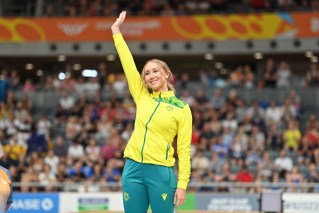 Aussie cycling star nearly hit by car in UK