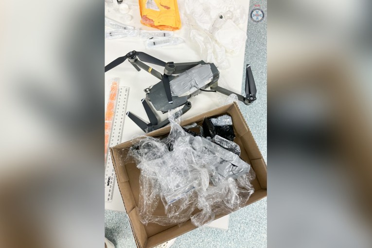 Man charged after drone drops drugs into jail