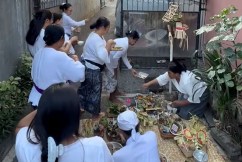 Purification ritual after alleged Bali sex act
