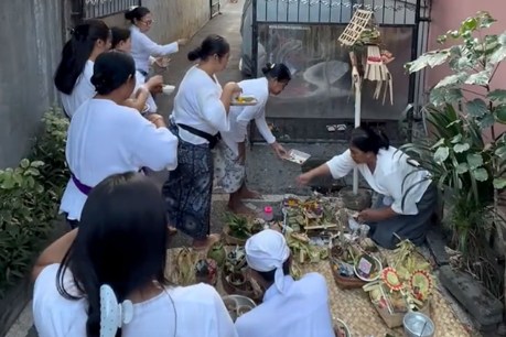 Purification ritual held after Aussie’s alleged sex act in Bali