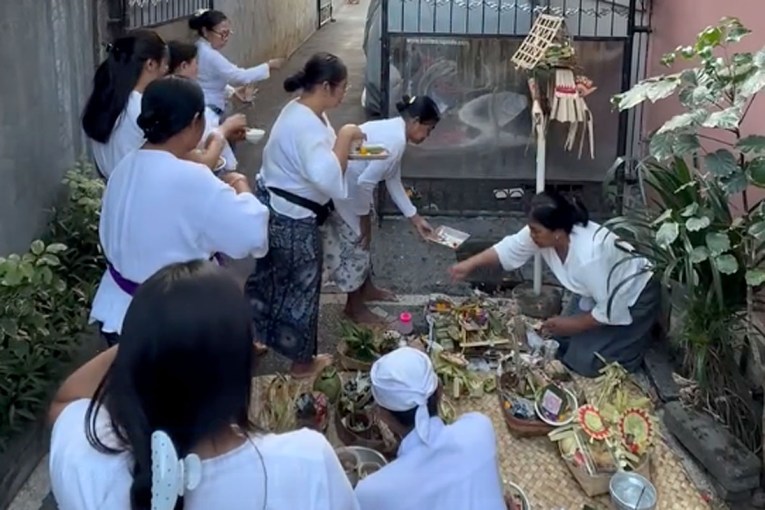 Purification ritual after alleged Bali sex act