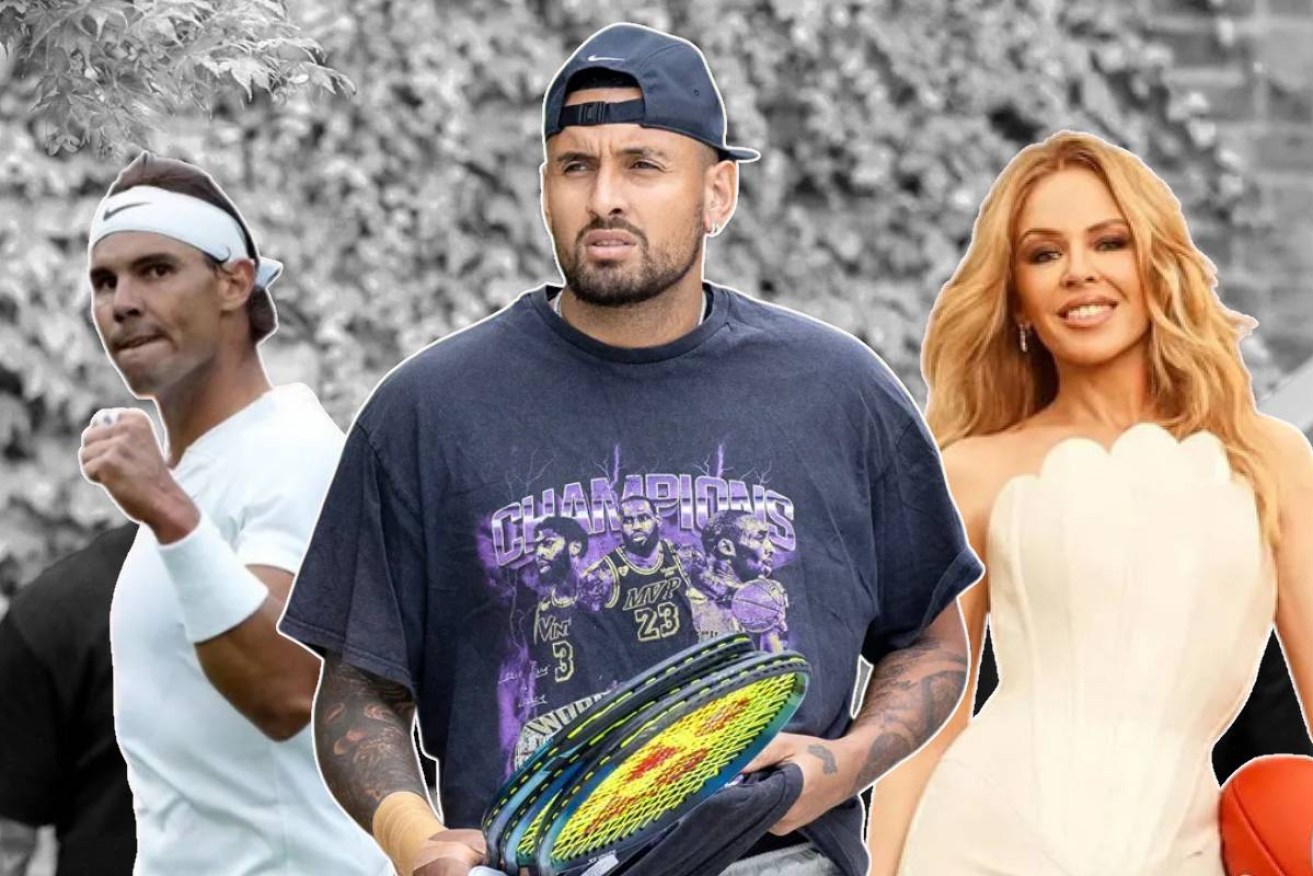 Rafael Nadal and Kylie Minogue took very different paths to success from Kyrgios.
