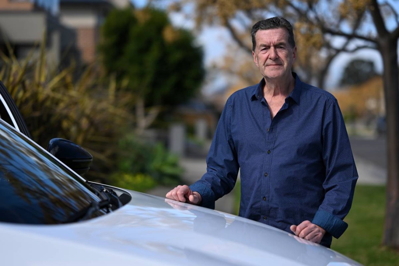 Uber driver Bruno Ricotta spends just 10 charing his car to travel 1000km each week.