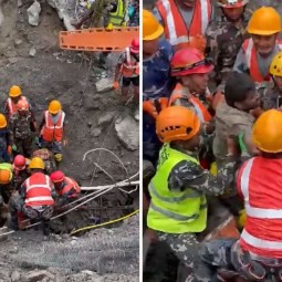 Cheers as workers pulled alive from Nepal tunnel