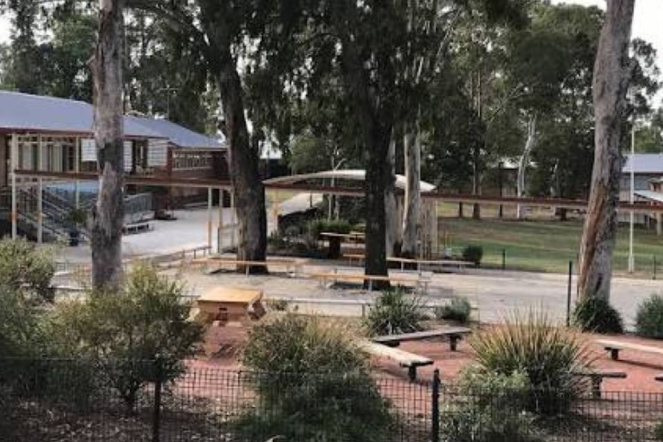 After being stabbed the girl ran onto the grounds of Blacktown West Public School.