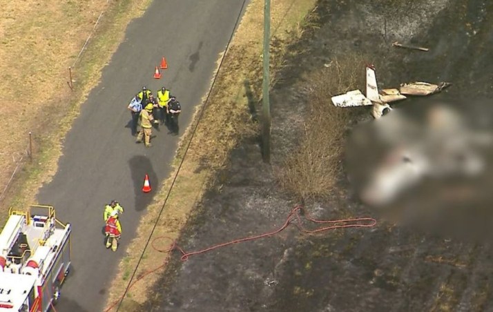 Two dead after plane plunges into paddock