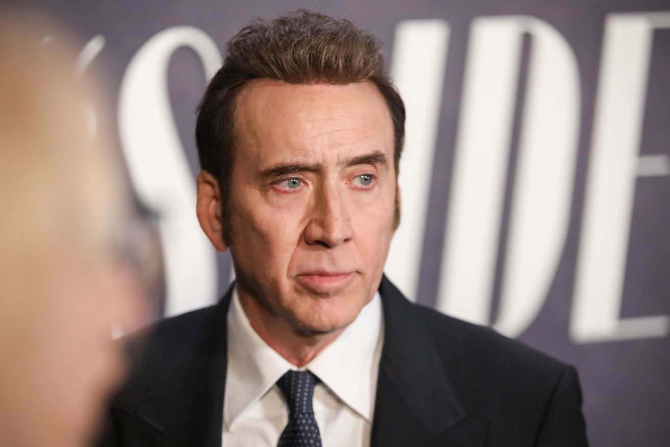 Nicolas Cage says <i>Spider-Noir</i> was more about the story than the fight.<i>Photo: AP</i>