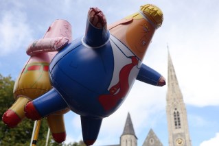 Trump triggers row by backing a united Ireland