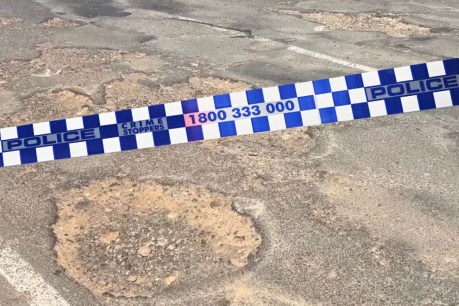 Motorcyclist dies after hitting pothole on highway