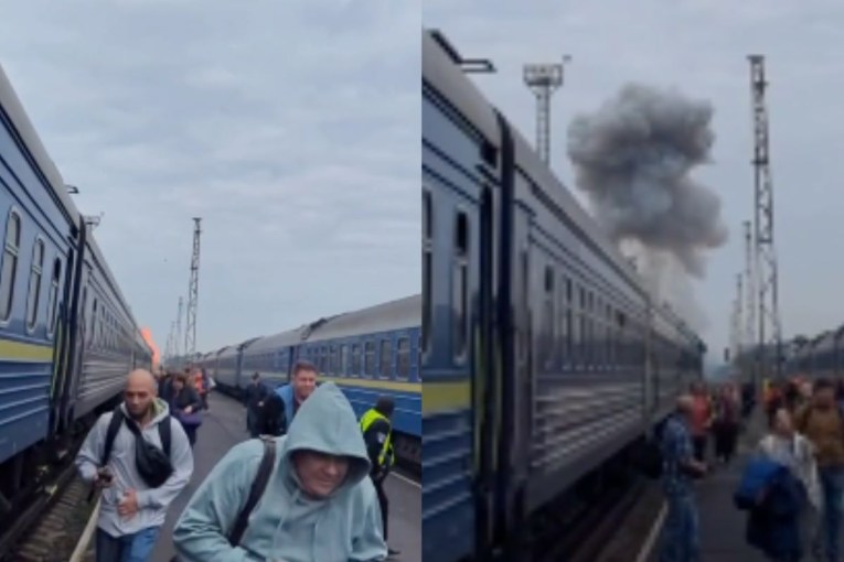 Russia targets train carrying Boris Johnson