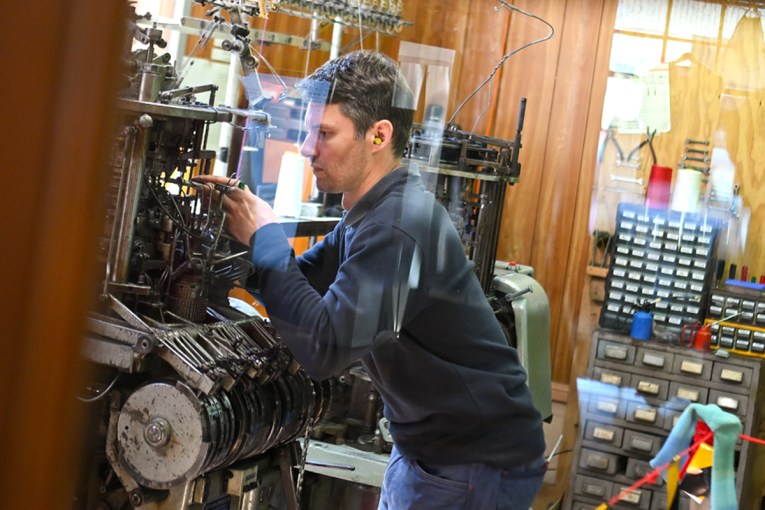 Tiny workshop beats socks off Aussie manufacturing