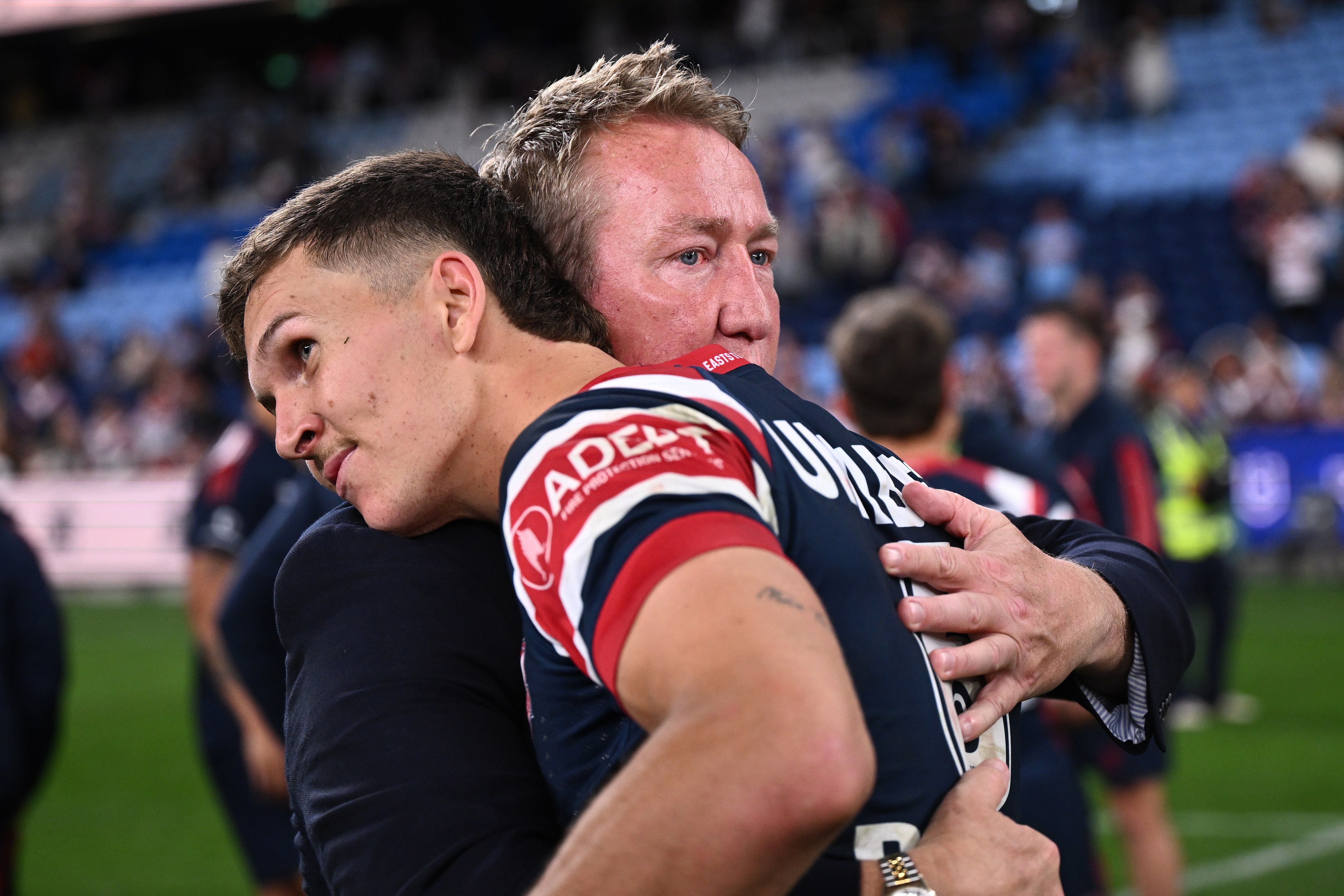 NRL Huge Savala hug