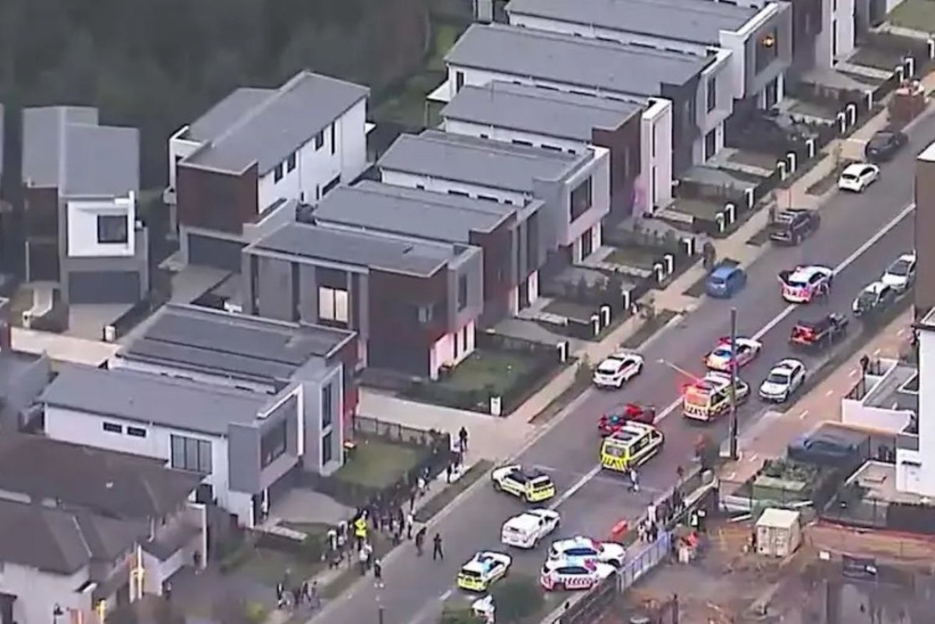 Police officers found a young boy shot in the face and neck at a home in Sydney's northwest.