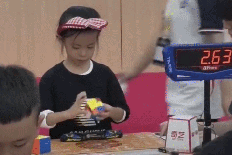 Six-year-old girl breaks Rubik's world record